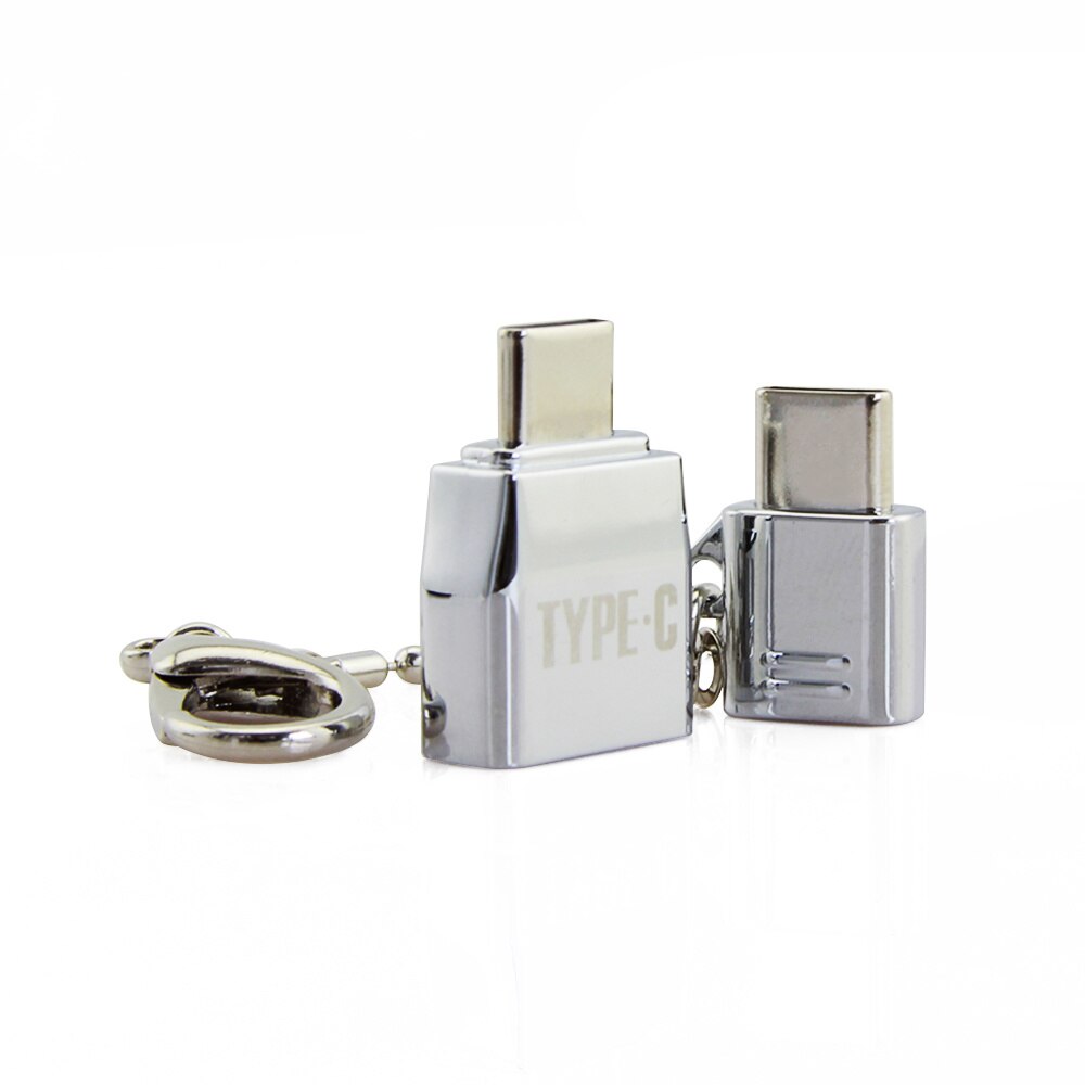 Leuke Cartoon Draadloze 2.4G Muis Hamster Mause Ergonomische 3D Optische Kids Kantoor Computer Muizen Voor Pc laptop: Type-c Adapter