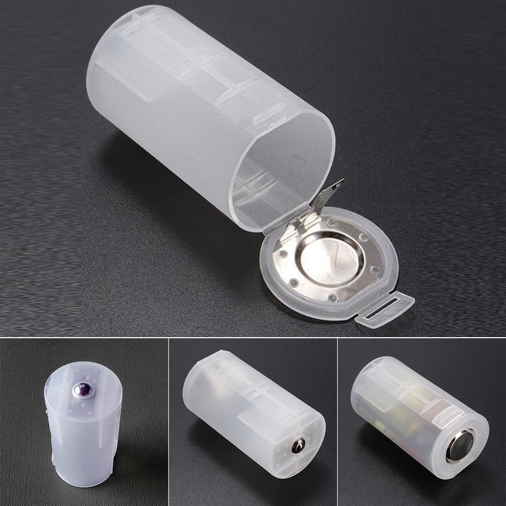 AA To D Cell Size Battery Holder Conversion Adapter Switcher Battery Converter