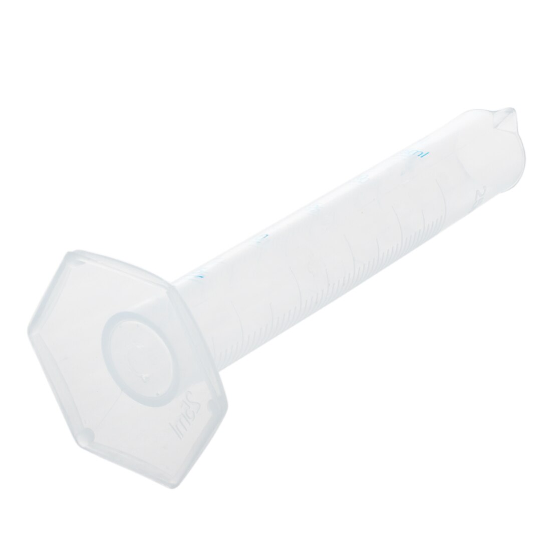25ml genomskinlig plast graderad cylinder-scll