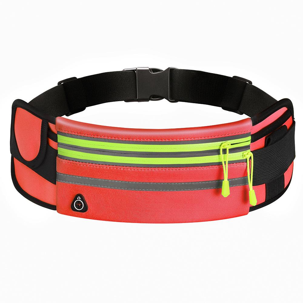 Riem Tas Mannen Running Tas Vrouwen Mobiele Telefoon Bag Voor Running Gym Heuptas Jogging Run Mobiele Telefoon Hydratatie Zak sport Fanny Pack: red