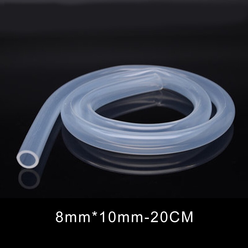 Tubo de conexión de granja de hormigas, Tubo Transparente de silicona para Taller de hormiga, herramientas de nido, accesorios de manguera de 8x10mm: 8mmx10mm-20cm