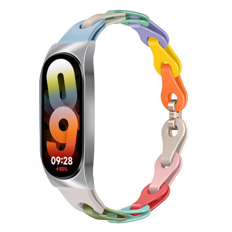 Holle siliconen band voor Xiaomi Mi Band 9 Mi 9 Officiële stijl vervangende horlogeband armband voor Xiaomi Mi Band 8 Mi Band 9 riem