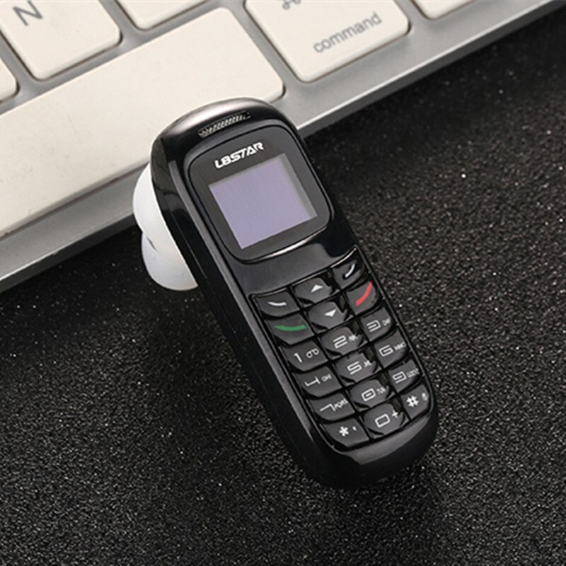 L8Star – Mini téléphone portable GTStar BM70, 0.66 pouces, bluetooth, débloqué, écouteur, appel, carte SIM unique: Black