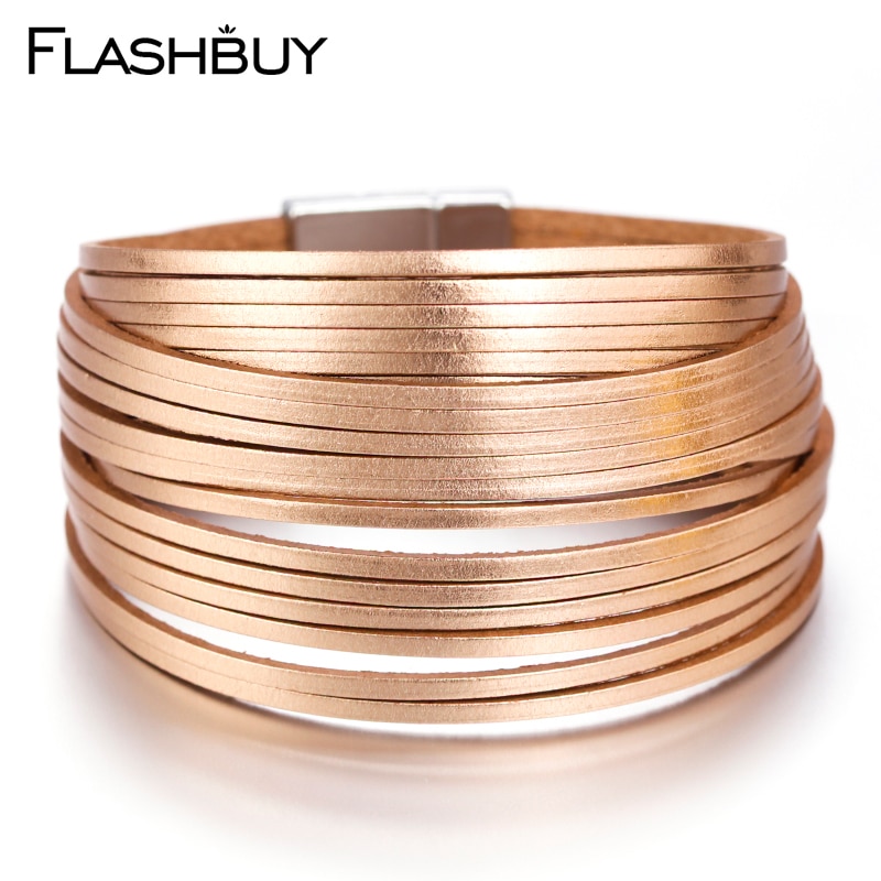 Lanterna pulseiras multicoloridas de couro, pulseiras femininas clássicas, multicamadas, amuleto, joias para presente
