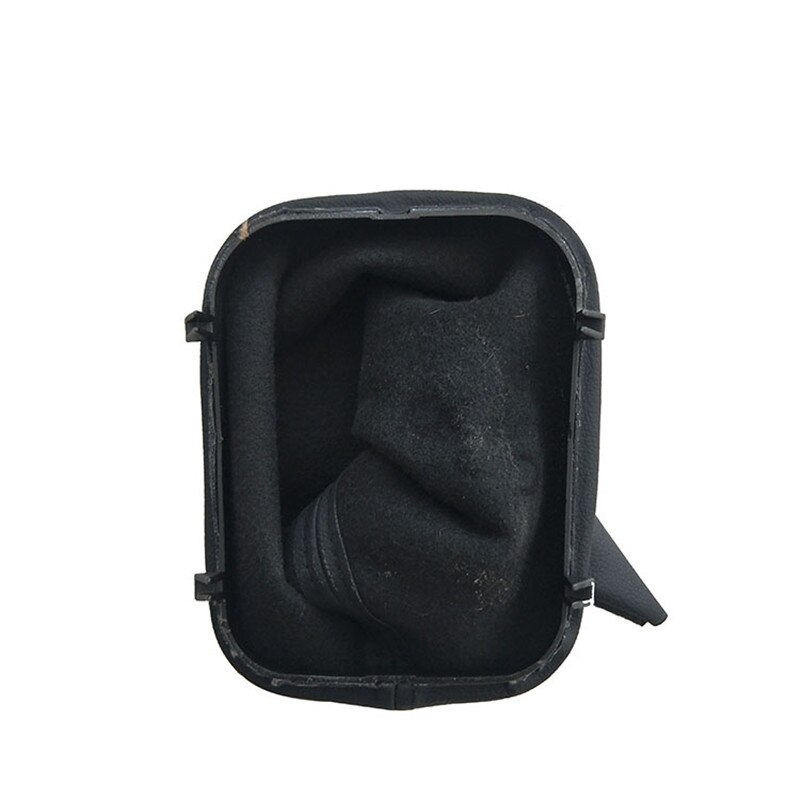 Auto pook versnellingspook handgeschakelde versnellingsbak zwarte leren laars voor bmw  e30 auto styling