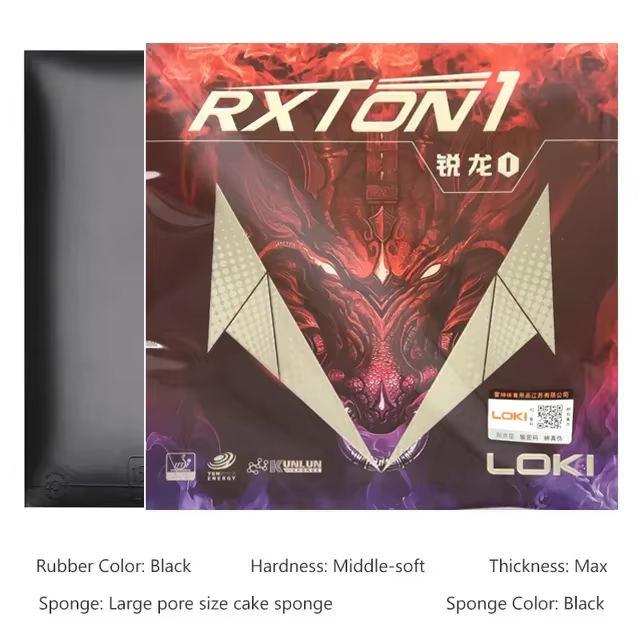 Loki rxton 1 3 5 7 tênis de mesa borracha pegajosa ping pong borracha topsheet com esponja elástica pré-intonizada loki borracha paletas de: Cremoso Branco