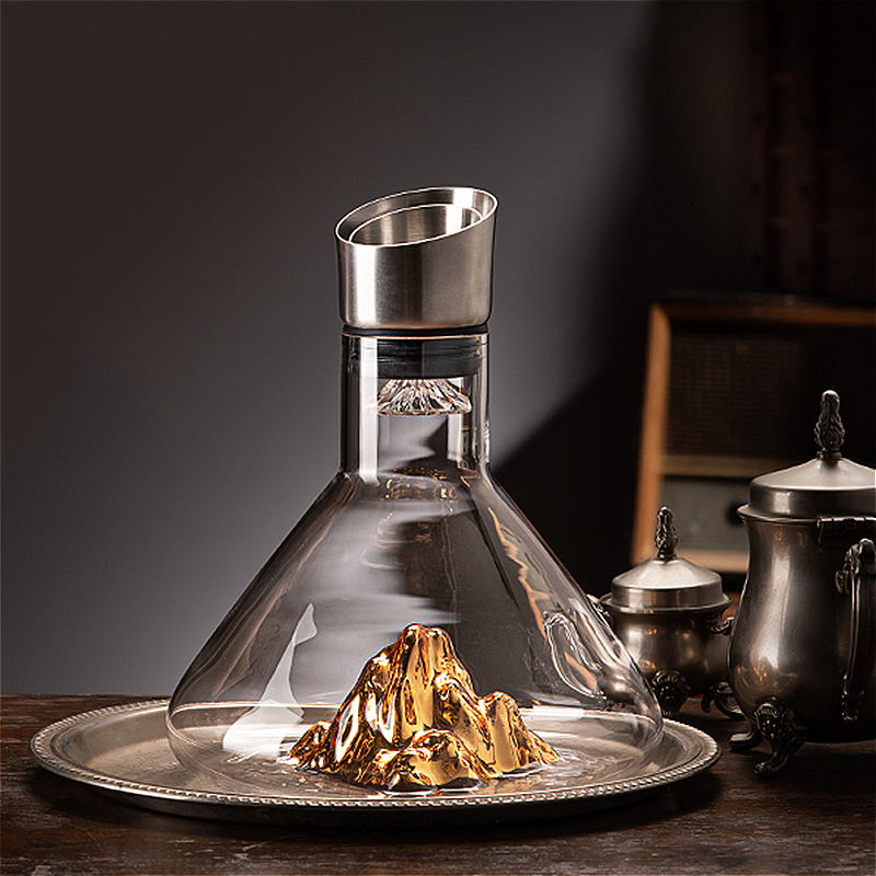 1450ml/1600ml rödvinsflaskor kreativ karaff kristallglas whiskyburk europeisk stil utländsk vinkanna festvin dispenser