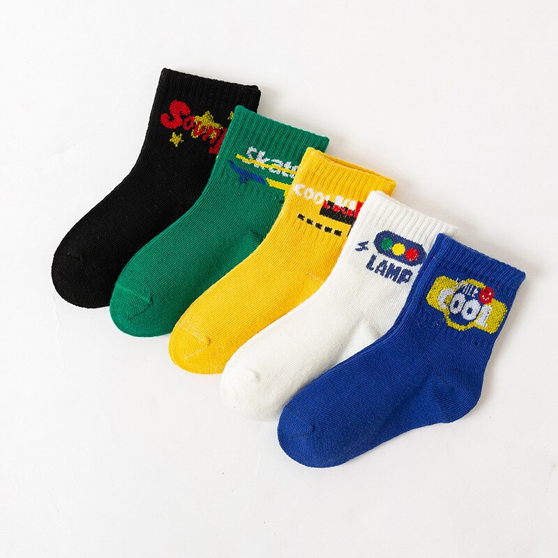 INPEPNOW-Calcetines divertidos de otoño para niños y niñas, de dibujos animados, para la escuela, WZ101,: 4 / 2-3T