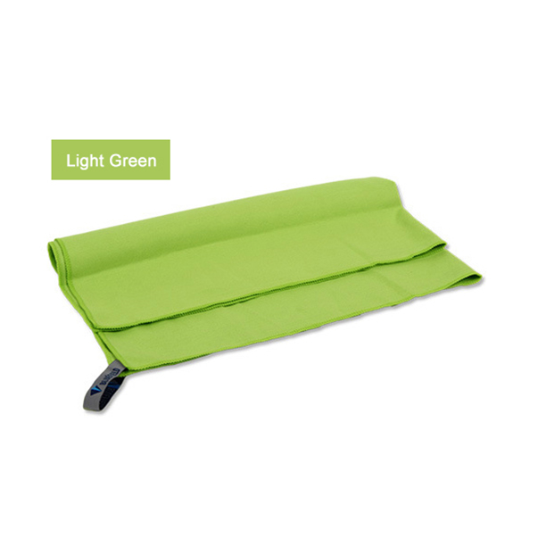 Sport Handdoek Met Zak 300X700Mm Draagbare Microfiber Bluefield Quick Droge Handdoek Washandje Outdoor Spor Zwemmen Travel Gym handdoek: LIght green