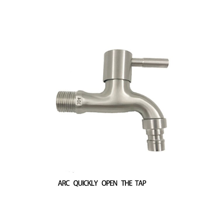 ZOTOBON Convenient Washing Machine Faucet Brass Tap Chrome Plated Water Outlet Kitchen Bathroom Bidet Faucet Fast on Faucets M11: 7