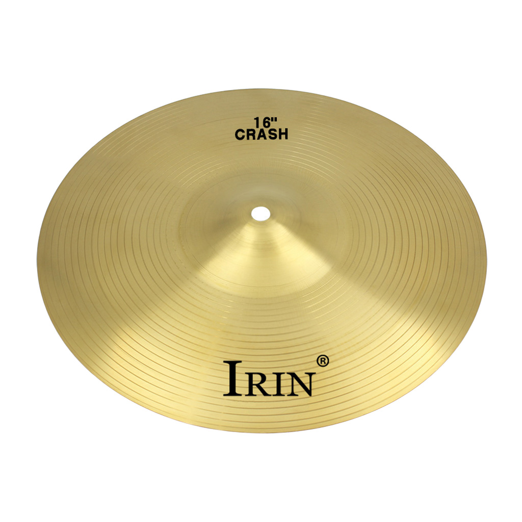 16 Inch Crash Cymbal For Drum Set Percussion Instruments Players Beginners