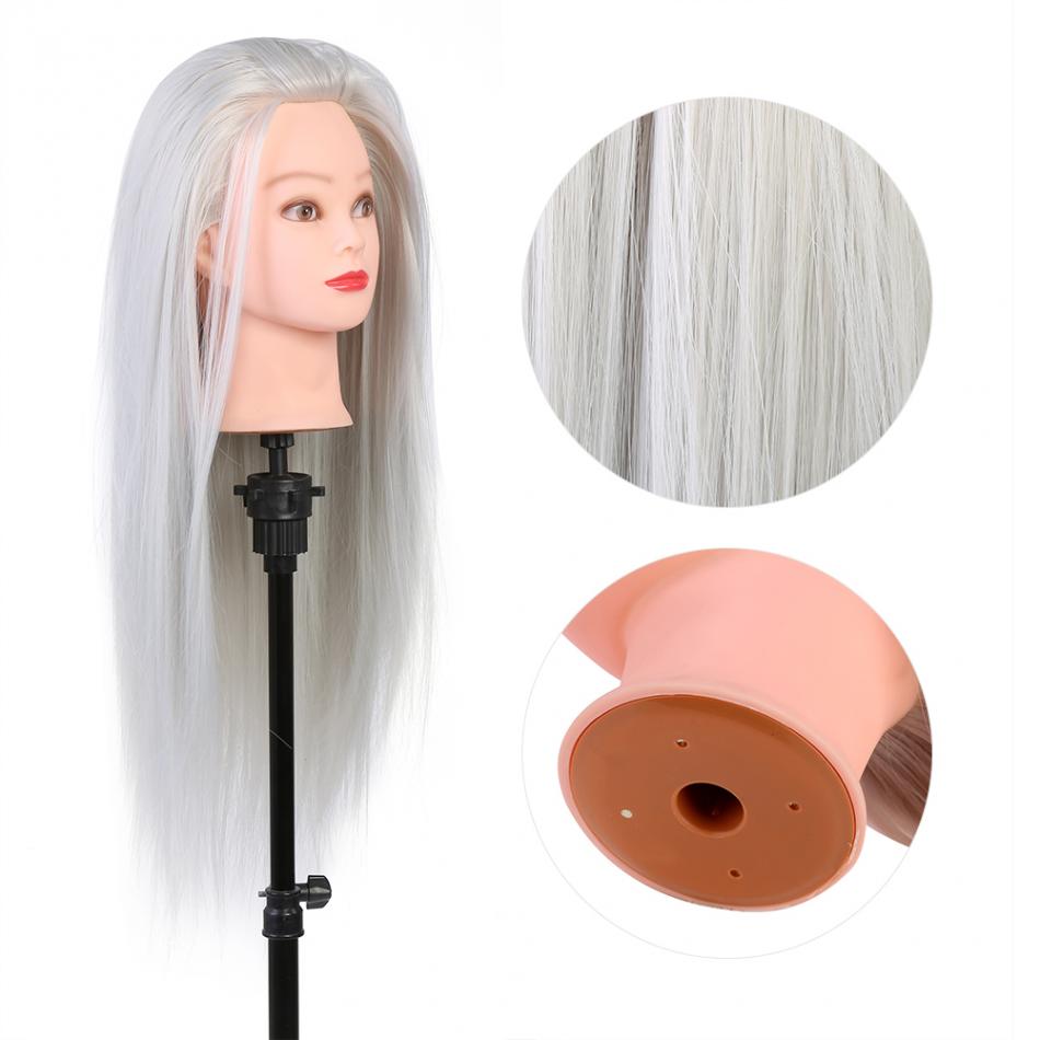 Hair Salon Cosmetology Hairdressing Practice Head Mannequin Dolls Salon Hair Styling Tools