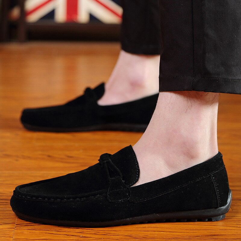 Mode Heren Loafers Zapatos De Hombre Zomer Gezellige Suède Slip Mannen Schoenen Leisure Rijden Mocassin Mannen Soft Casual Sneakers