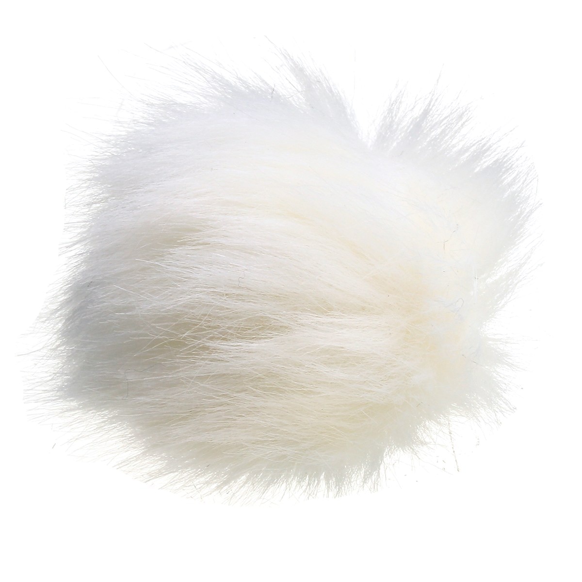 LEORY Microphone Mic Furry Windshield Soft Comfortable Lapel Lavalier Microphone Windscreen Wind Muff For Mini Microphones: White