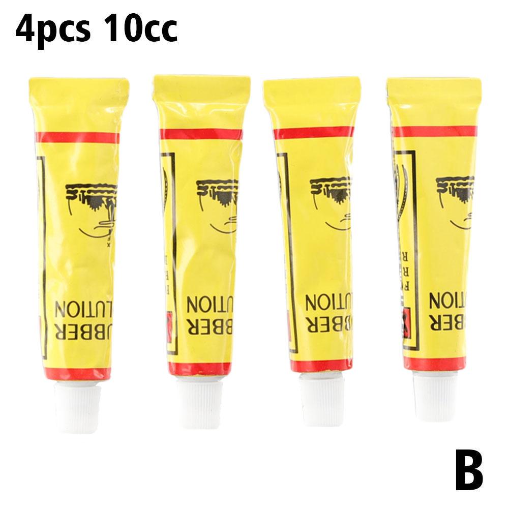 1-20 Stuks Auto Motor Fietsband Repareren Lijm Binnenband Bandenreparatie Lijm Agent Emergency Draagbare Band Gevulkaniseerd lijm: WHITE