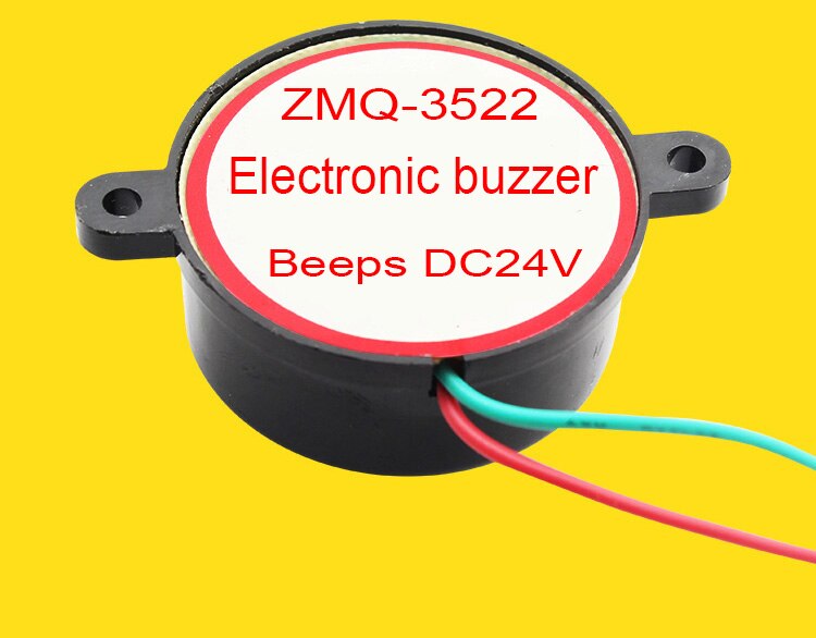 90DB Electronic Buzzer DC6V-24V Active Piezoelectric buzzer Beep Tone Music Continuous Sound for Arduino Buzzer Electomagnetic: Beeps DC24V