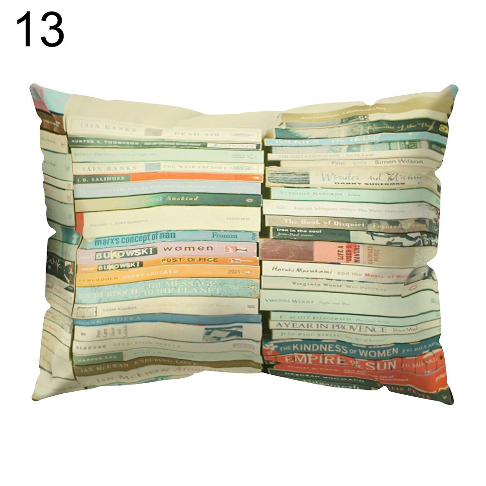 50cm*30cm kat blomst fugl himmel blad kamera pude hjemme stol sofa indretning håndvaskbar ingen lugt letvægts pude: 13