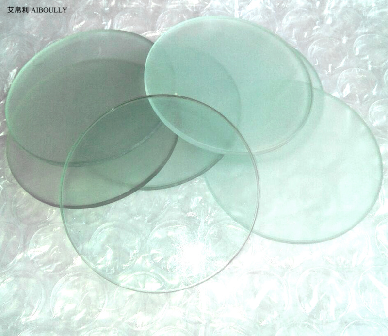 Aiboully stereomikroskopfilter frostet glasdæksel 75mm gennemsigtig plade filterglasplade