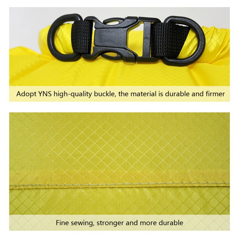 Dry Bag 30D Nylon Ultralight Drifting Swimming Debris Clothes Portable Bag Hiking Bag Storage Bag Waterproof Swimming Bag