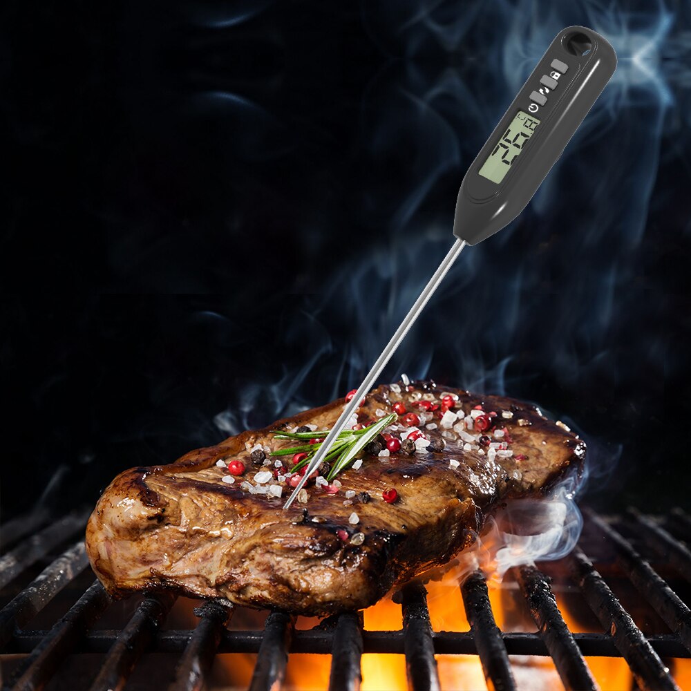Digital Food Kitchen Thermometer Fast Read for Meat Oven Milk Water Cooking BBQ Grilling Temperature Test Detector