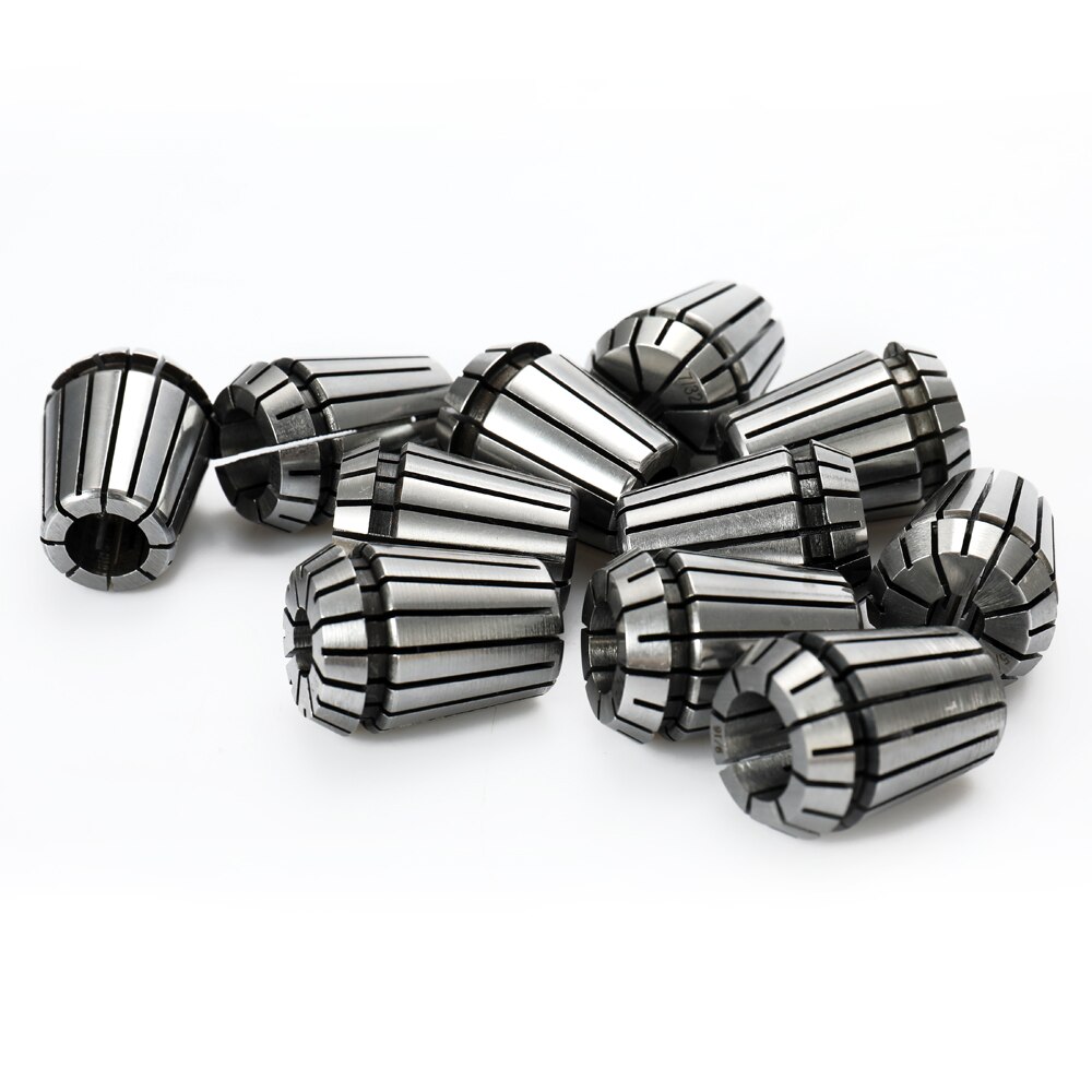 11pcs Precision Spring Collet Set Chuck Collets for CNC Workholding Engraving and Milling Lathe Accessories Tool