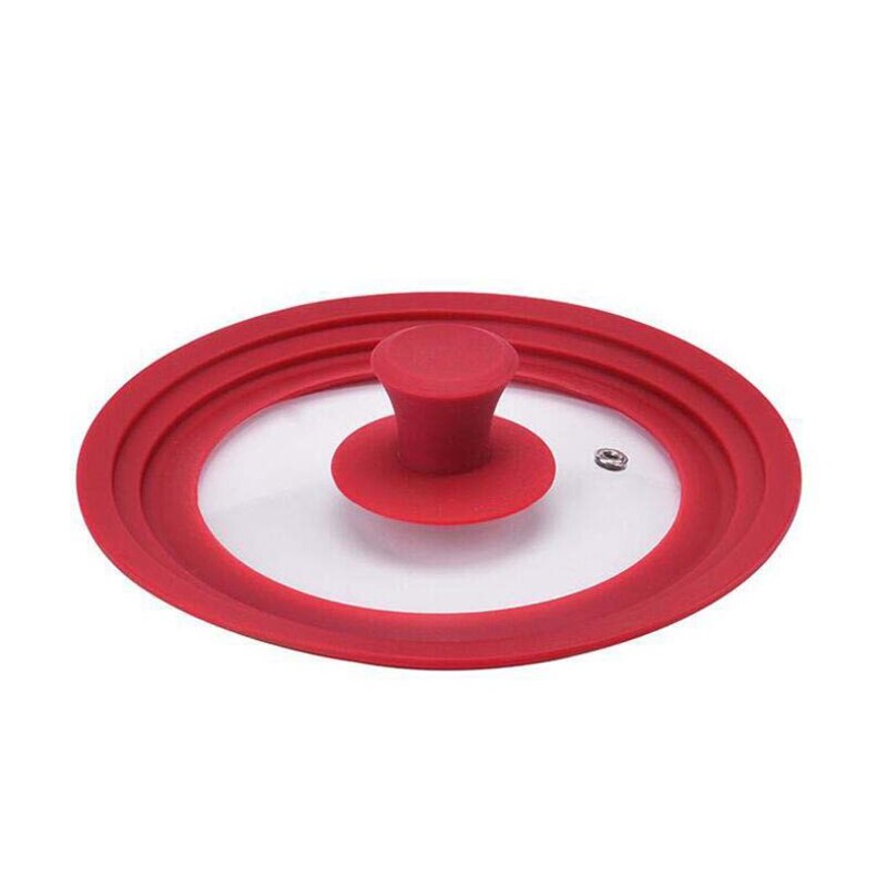 Universal for Pots and Pans Silicone Lids for Frying Replacement: Dark Khaki