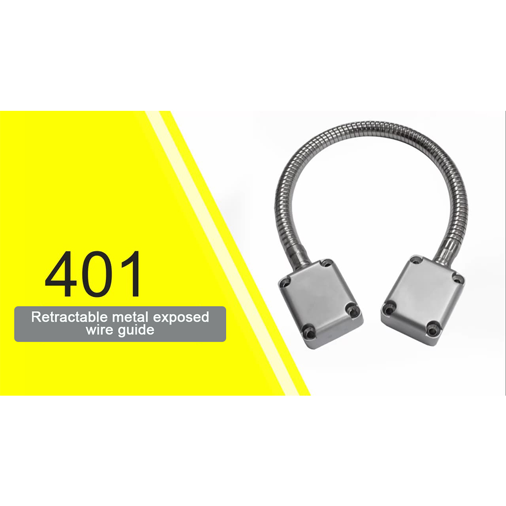 Door Loop Exposed Mounting Protection Sleeve Access Hidden Wire Line Protect Armored Metal Tube Control Cable Stainless Steel