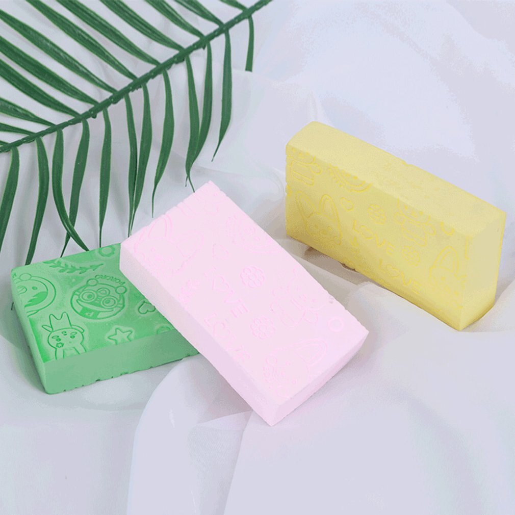Baolululu Rubbing Bath Sponge High Density Printing For Children Non-Rubbing Bath Towel Household Bath Rubbing Ash