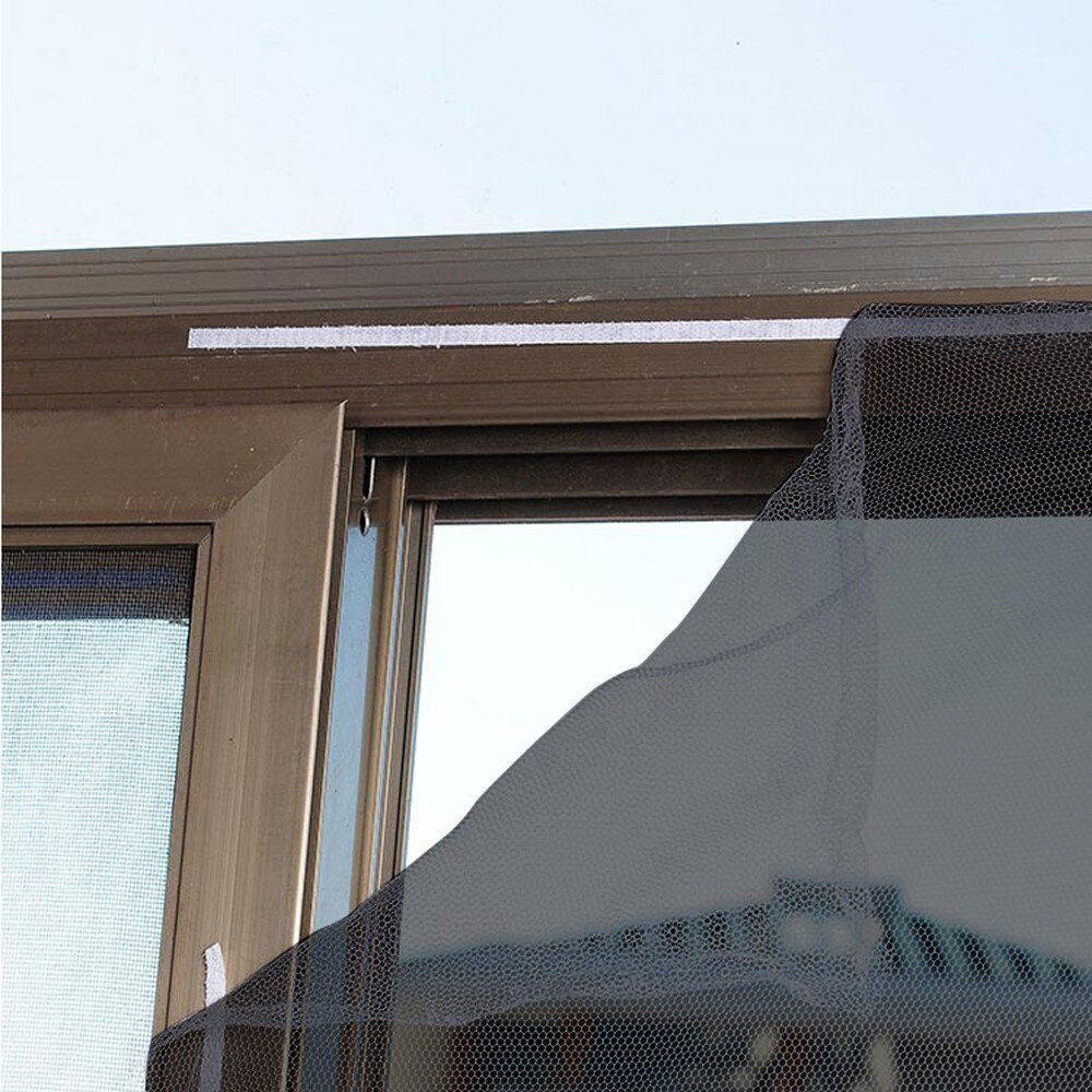 130Cm X 150Cm Fly Mosquito Window Net Mesh Screen Room Cortinas Mug Gordijnen Netto Gordijn Protector Fly Screen inzet