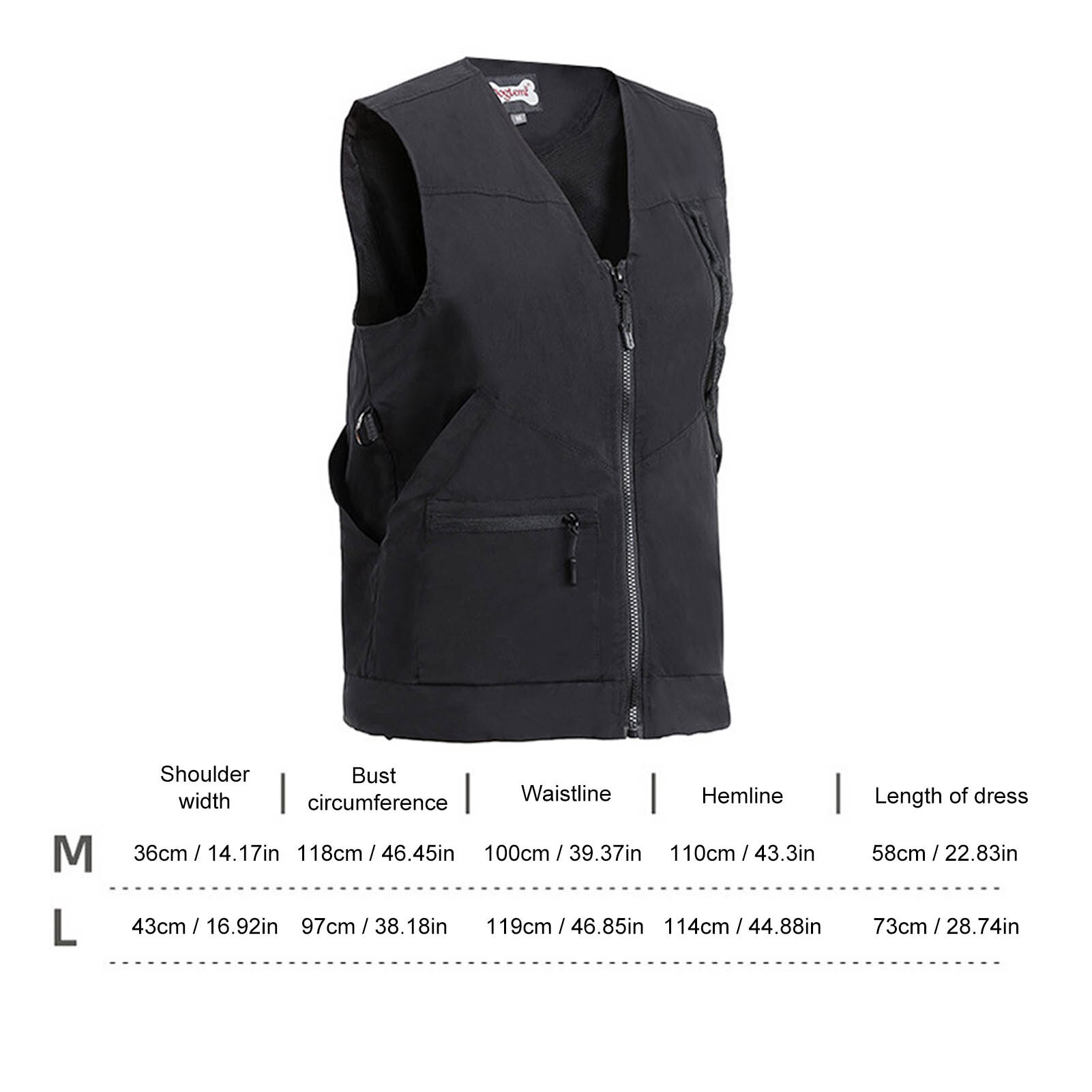 Pet Dog Training Vest Pet Agility Trainer's Vest Multi Pockets Vest Jacket For Pet Trainer