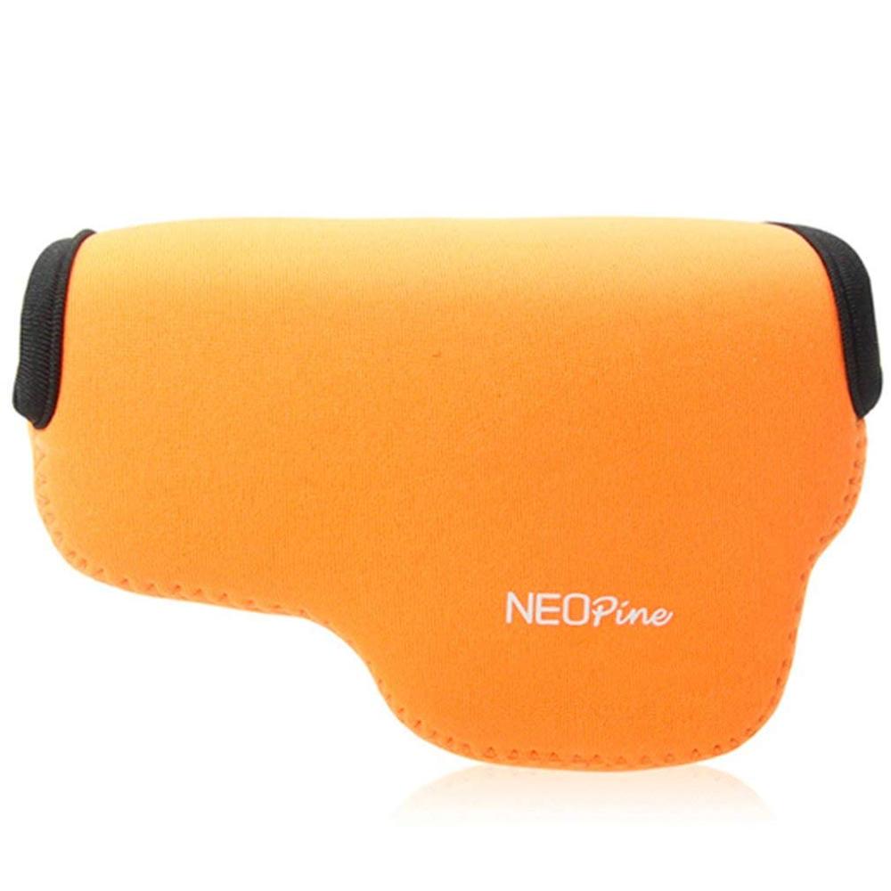 limitX Portable Neoprene Waterproof Inner Camera Bag Soft Case Cover for Panasonic LX100 II 2 LX100M2 Digital Cameras: Orange
