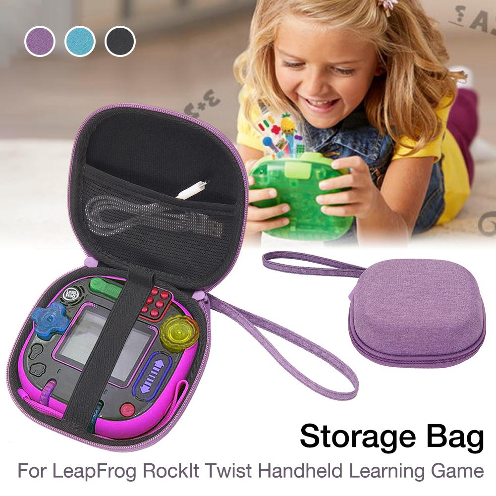 Eva opbevaringspose til leapfrog rockit twist håndholdt læringsspil anti-ridse, stødsikker, semi-vandtæt, støvtæt sag