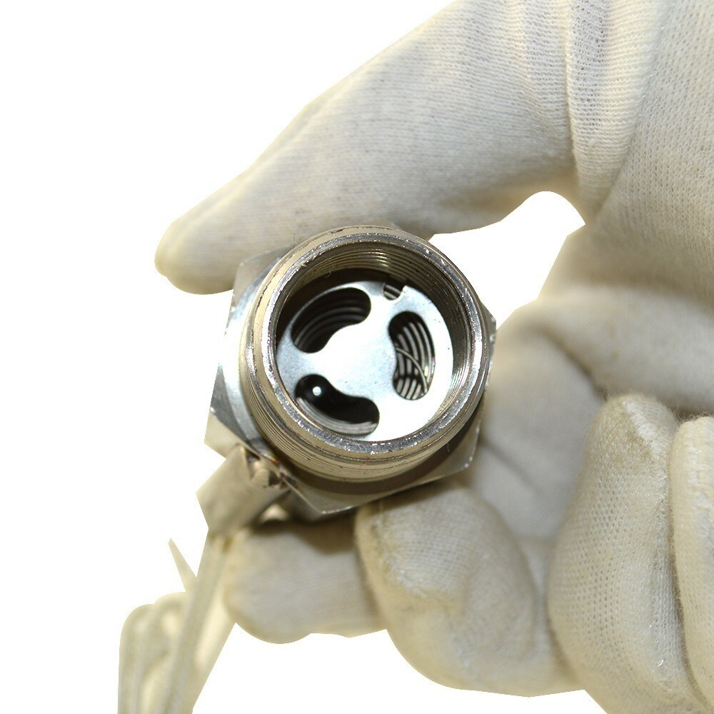 Stainless Steel Flow Sensor 110V Magnetic Liquid Piston Switch 3/4" Thread Water Level Controller