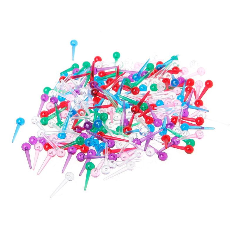 200pcs Plastic Safety Push Pins Thumbtacks For Dressmaking Scarf Tailor Offices Schools Supplies