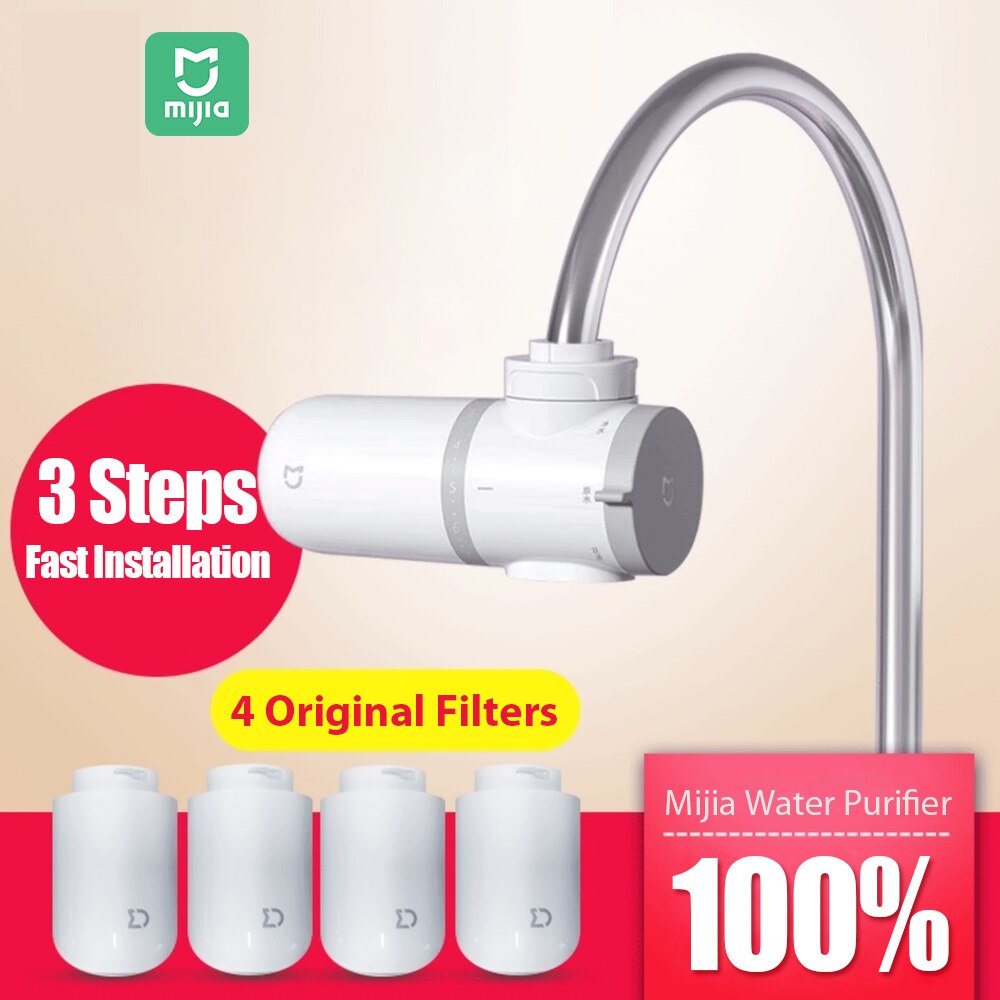 Mijia Faucet Purifier Water Filter Kitchen Gourmet Faucet Fixture Purification System Washroom Tap Water Purification: Default Title
