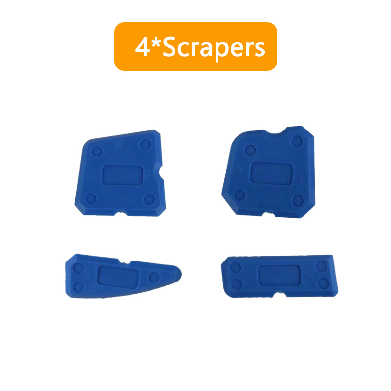 5 In 1 Siliconen Remover Breeuwen Finisher Kit Afwerking Roestvrij Steelhead Verwijderen Schraper Grout Kit Handgereedschap Accessoires: Scrapers