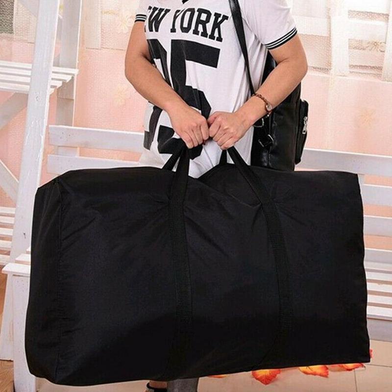 Large Waterproof Moving Luggage Bags Reusable Storage Non-woven Cubes Shopping Tool Fabric Laundry Home Packing Bag G5K7