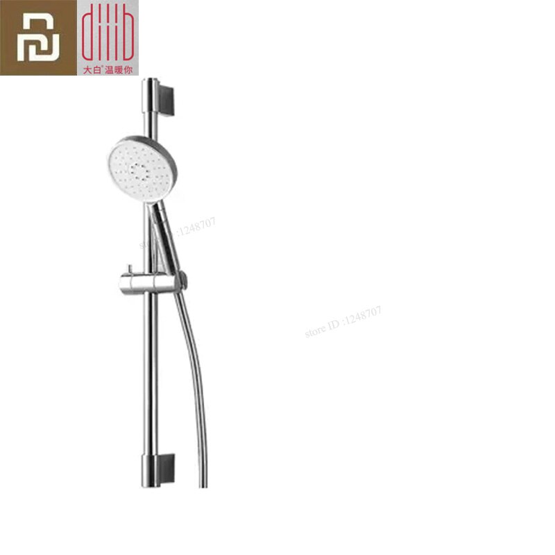 Xiaomi Diiib Adjustable Shower Bar Lifting Rod with Shower Rack Shower Column Shower Riser Slide Bar Shower System Sliding Bar: 1set Silver