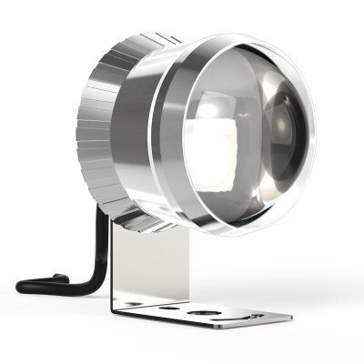 Universal Motorcycle LED Headlight Super Bright External Spotlight Electric Scooter Modified 12V Glare Auxiliary Light: Fisheye
