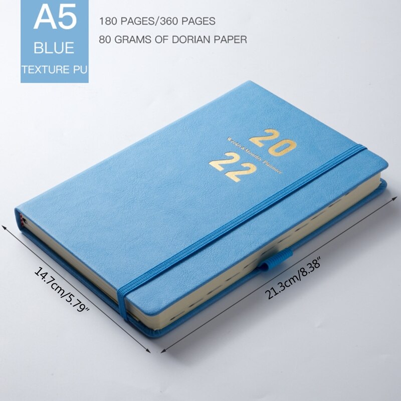 Daily Weekly English Planner Notebook for Project Management Personal Scheduel 1XCE