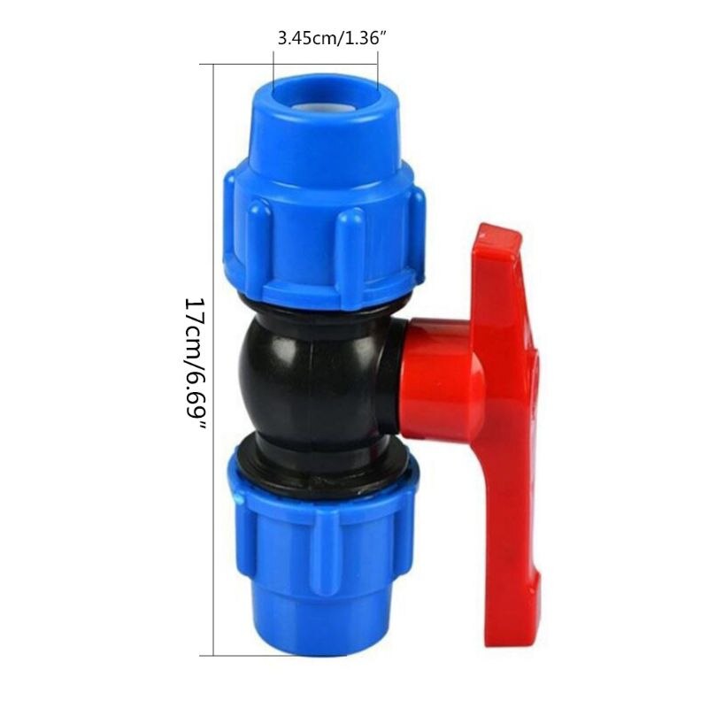 PE pipe pipe quick valve connector 22/27/35mmPE pipe ball valve fitting is suitable for courtyard farmland irrigation