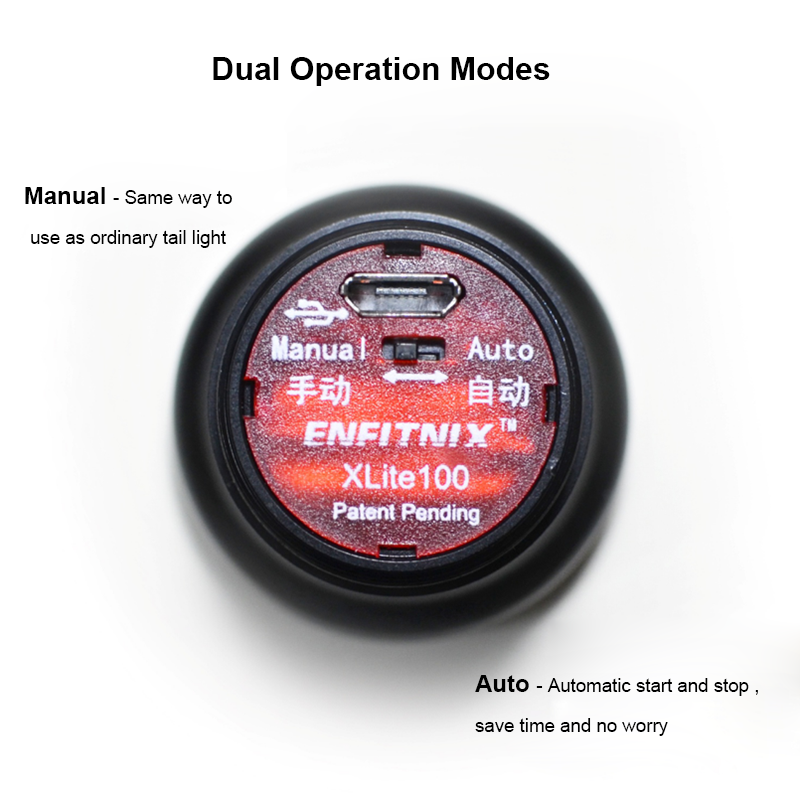 Sports Skateboard Rear Light Smart Auto Brake Sensing Cycle COB LED Taillight USB Rechargeable Tail Light Scooters Accessories