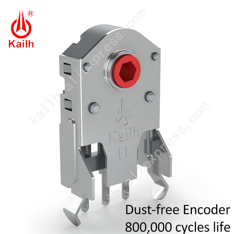 Kailh 7/8/9/10/11/12mm Rotary Mouse Scroll Wheel Encoder 1.74 mm hole 20-40g force for PC Mouse alps encoder 800,000 life cycles