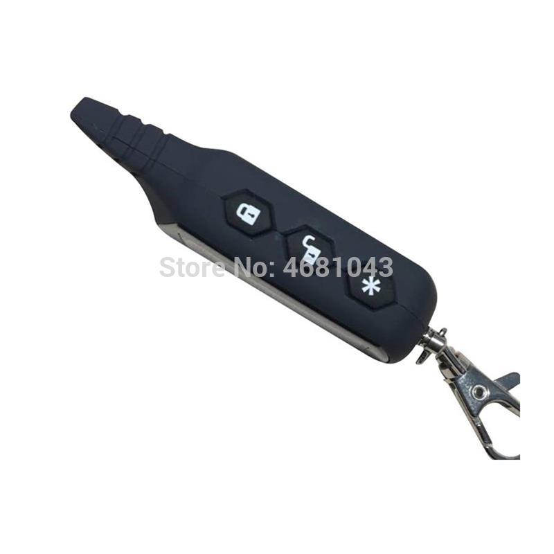 A91 keychain 2-way LCD Remote Control Key Fob For Russian Vehicle Security Two Way Car Alarm System StarLine A91