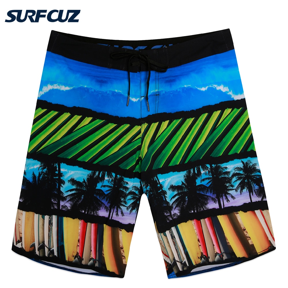 Maui Rippers Very Long 4 Way Stretch Boardshorts 24 Inch Outseam, Midnight Blue, 32