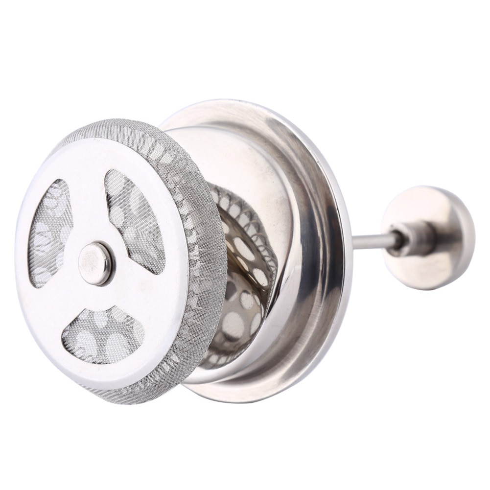 3Pcs Durable Reusable Stainless Steel French Press Coffee Maker Detachable Mesh Filter Replacement convenient
