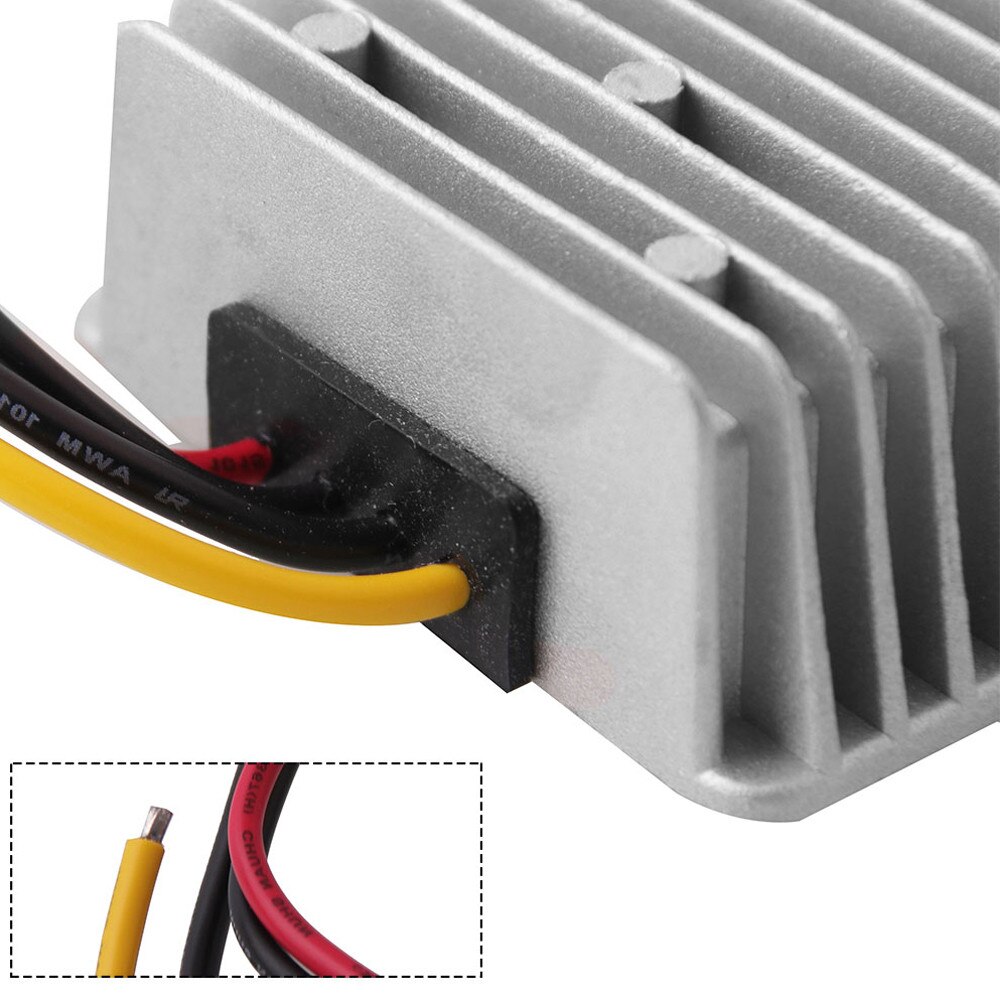 Convertisseur mâle à 12V cc | Pour G OLF chariot, convertisseur de tension de 20 ampères 48V et 36V, régulateur de tension à 12V