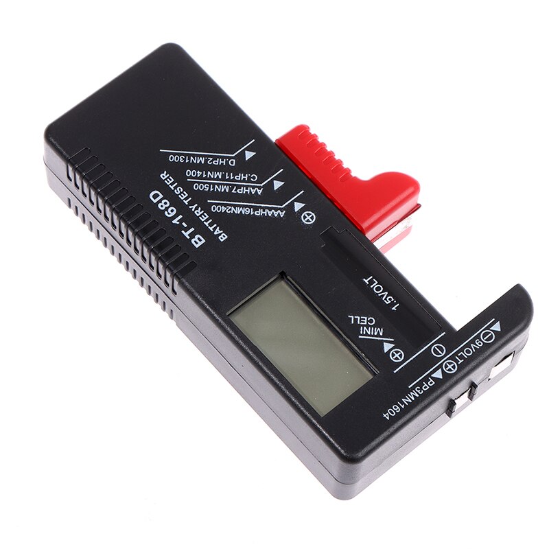 BT-168 PRO Digital Lithium Battery Capacity Tester Checkered Load Analyzer Display Check AAA AA Button Cell Universal Test
