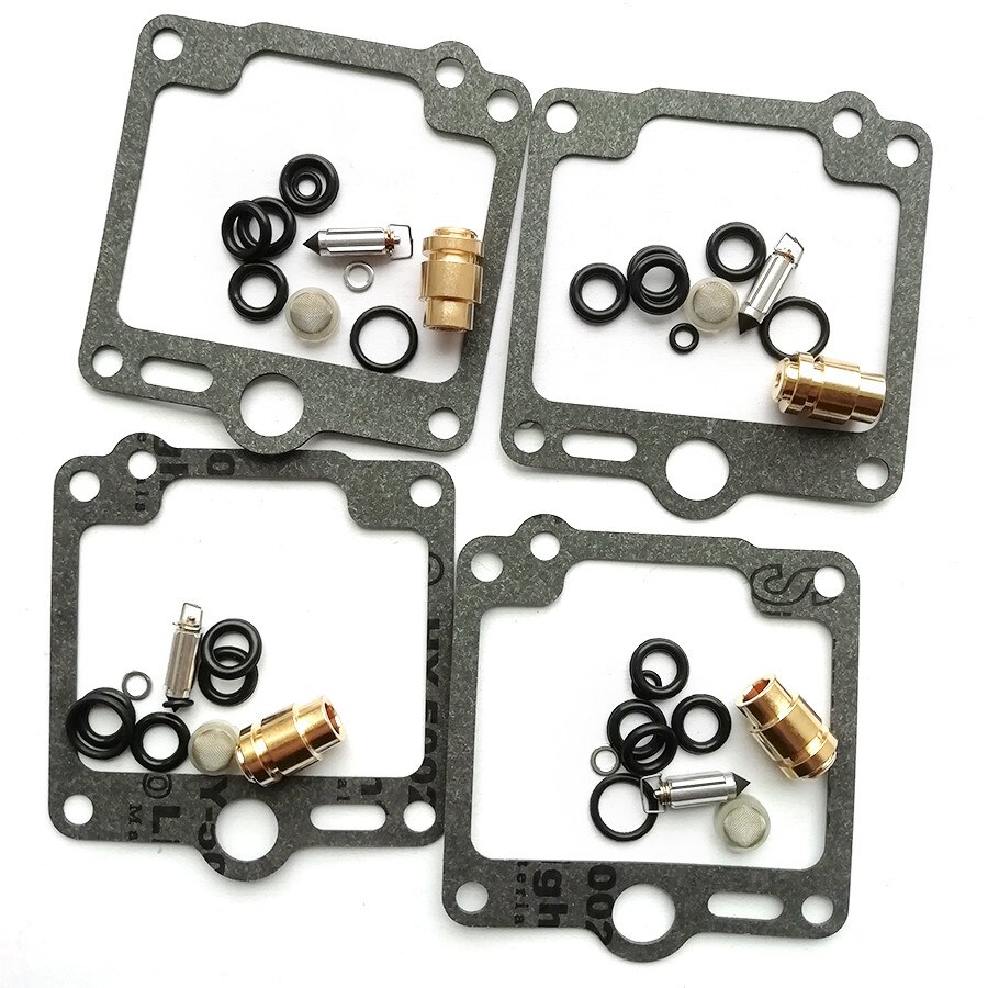 4 Sets Motorcycle Carburetor Rebuild Kit for yamaha XJ700 MAXIM X XJ750 FJ1100 FJ1200