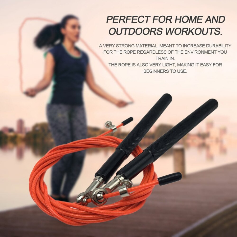 3M Fitness Metalen Lager Springen Touw Crossfit Vrouwen Speed Rope Mma Boksen Home Gym Training Apparatuur Professionele Skipping